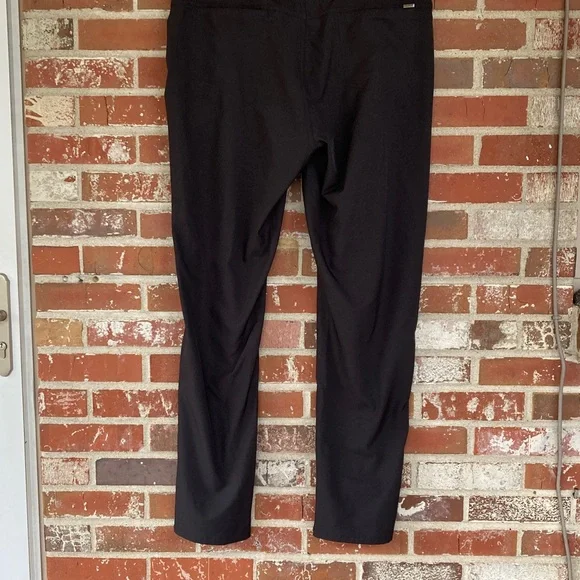 Greg Norman Gn Collection Men's Flat Front Stretch Tech Golf Pants Black 36x32